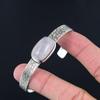 Memorial Day Deal Radiant Rose Quartz Stone 925 Silver Daughter Trendy Bangle