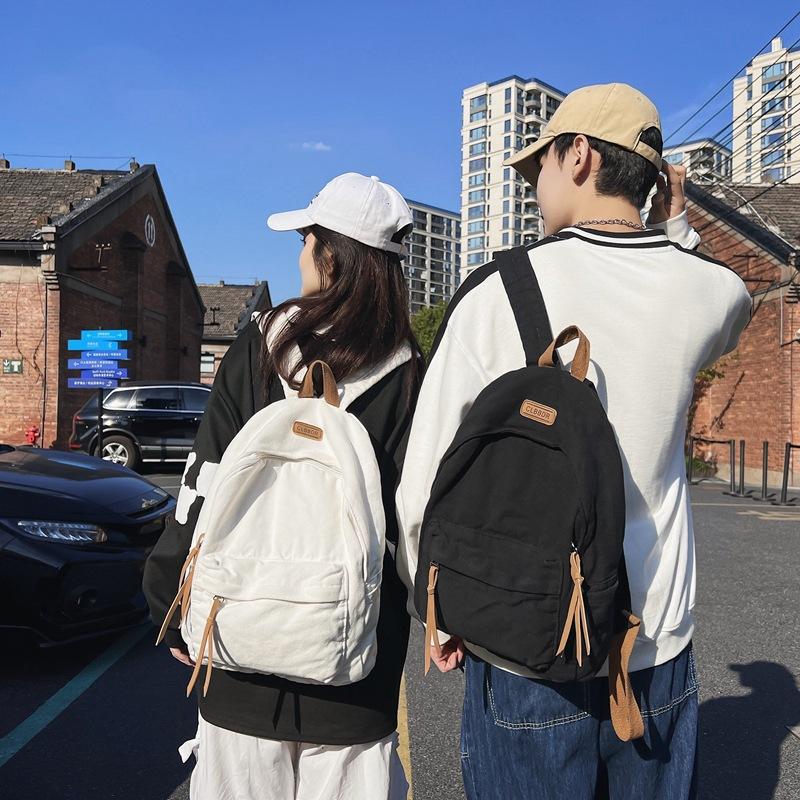 Школьный рюкзак для мужчин, школьный рюкзак для старшеклассников, старый потертый холщовый рюкзак, женский