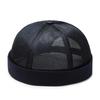 Breathable Brimless Sailor Fisherman Leon Hat Solid Color Landlord Hat without Brim  Unisex