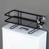 Toilet Bathroom Organizer Storage Shelf Rustproof Corrosion Resistant Strong Load-bearing No Drilling Required Toilet Shelf
