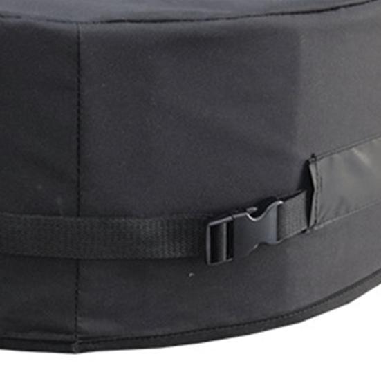 Водонепроницаемый круглый чехол для костра из ткани Оксфорд 600D, устойчивый к ультрафиолетовому излучению, защитный чехол для костра, устойчивый к погодным условиям, с пряжками, ручками для встроенного камня на открытом воздухе