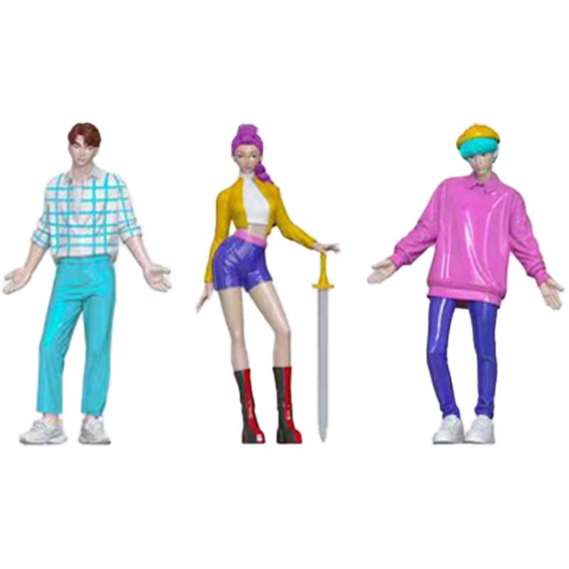Новый 24 шт. K-pop Охотник на демонов Слепой бокс Экшен Дерписы Тигр Руми Мира Зои Сусси Кукла Подарок для фаната На День Рождения и Рождество