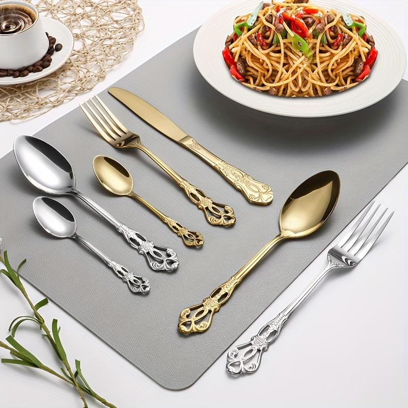 Набор столовых приборов Royal из нержавеющей стали, 32 шт., идеально подходит для дома, кухни, отеля, ресторана, вечеринки, свадьбы, подарка