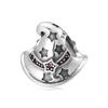 925 Sterling Silver Charm Pink Cz Beads Jewelry Making Fit Original European Charms Bracelets