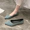 Pointed Toe Slip-on Summer Ladies Footwear Lastest Stylish Korean Style Comfortable and Elegant Popular Y2k Women's Flat Shoes