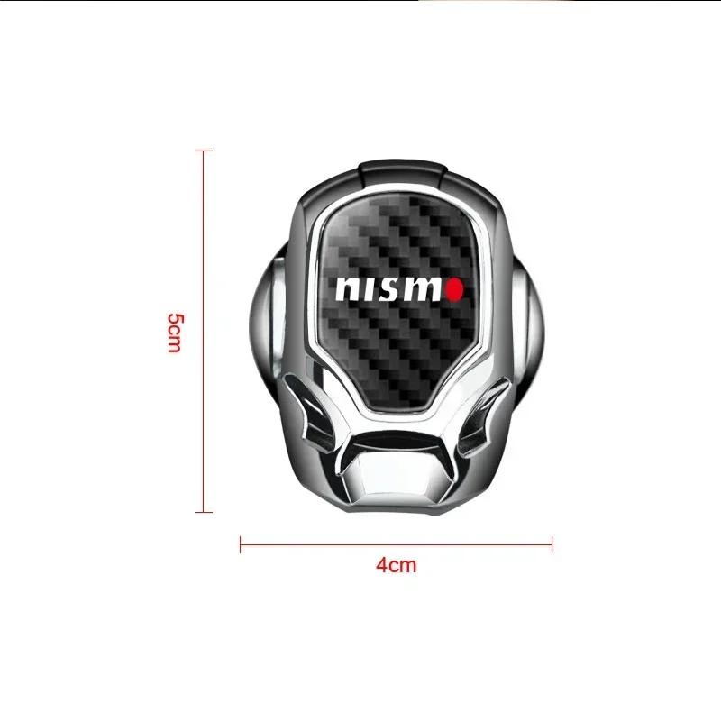 Car Engine Start Stop Decorative Button Cover For Nissan Nismo Logo Tiida Teana Qashqai Juke X trail Note Almera Skyline Styling