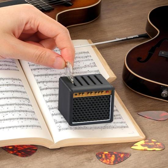 Держатель для медиаторов, Медиатор, для Любителей Игры на Гитаре, Органайзер для Медиаторов, Имитация Динамика, Настольные Украшения, Подарок