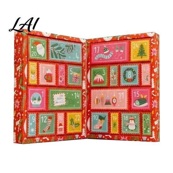 Decorative Holiday Stitch Advent Christmas Cross Crafting Tools Calendar, 24 Days Countdown Calendar Embroidery