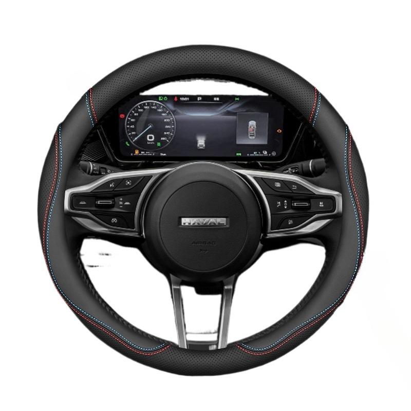 Кожаный чехол на руль автомобиля для Haval H9 H7 H6 2014 2015 2016 2017 2018 2024 2025 2026 Аксессуары
