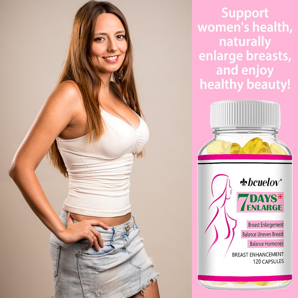 7 Days Female Bigger Breasts Butt Enlargement For Fuller Figure 120 Capsules