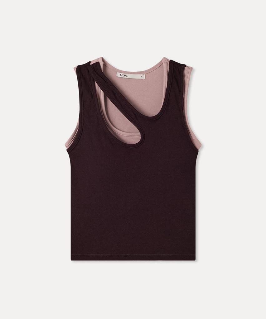 MIXXO Cutout Sleeveless Cap Re Hng41Ss_Miwhng70Qs