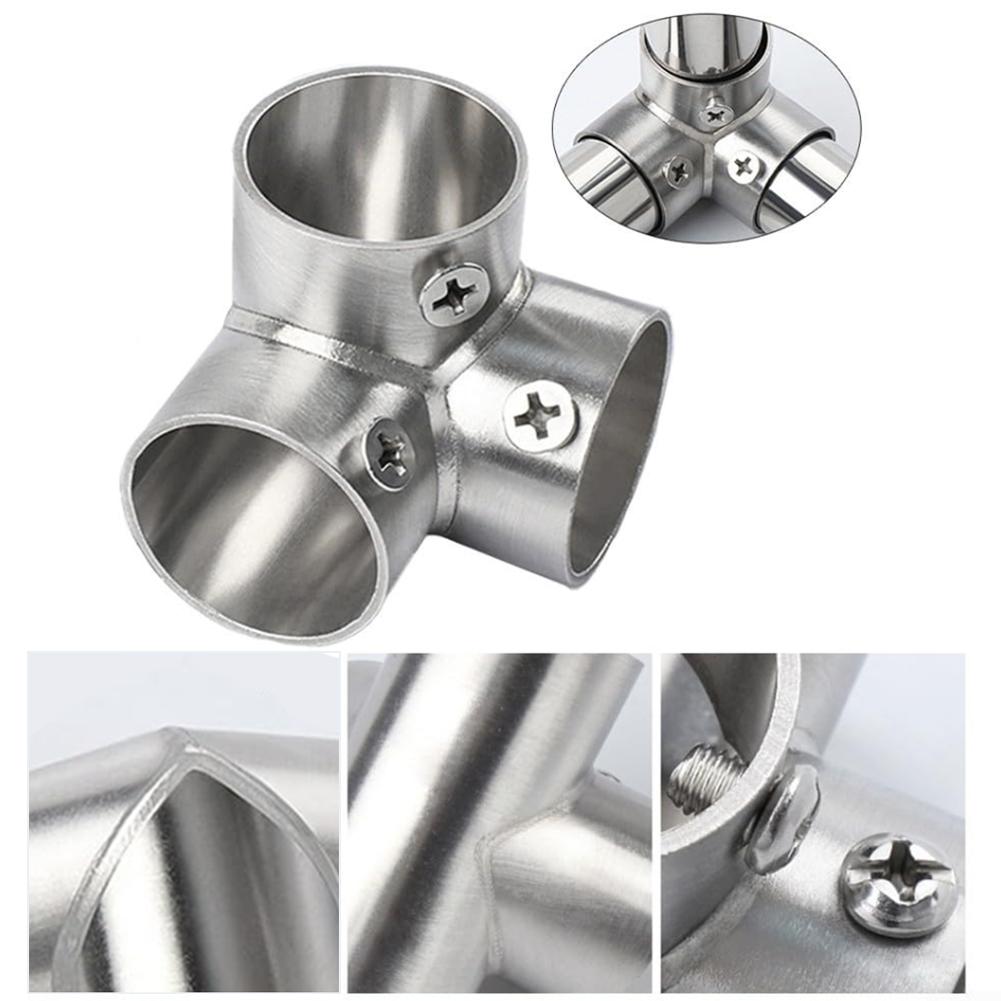 Фланцевый соединитель для вешалки для одежды, зажим для трубы, соединитель для трубы из нержавеющей стали, держатель для штанги для одежды, фиксированный зажим, фурнитура
