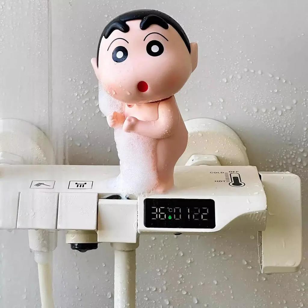 Bathing Crayon Shin Chan Cute Decoration Bathroom Washbasin Accessories Home Furnishings High End Small and Unique