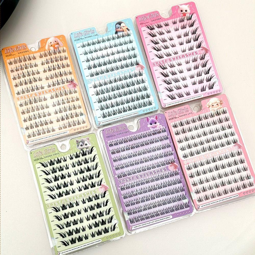 Натуральные накладные ресницы 3D Пушистые Наращивание ресниц Модные Искусственные ресницы Принадлежности для макияжа