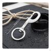 Swivel Eye Bolt Snap Hook Single End Stainless Steel Diving for Boating Silver 75MM