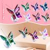 Crystal Flying Butterfly With Crystal Ball Base Statue Collection Cut Butterfly Animal Decoration Suitable For Desk, Home, Bedroom