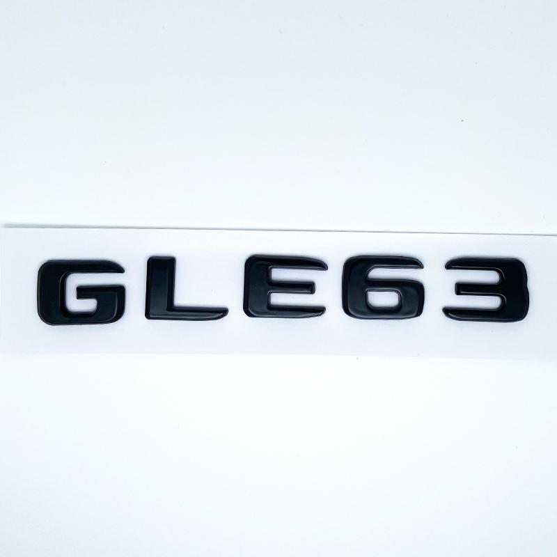 AAZB1 Letters GLE43 GLE53 GLE63 GLE63S V8 Biturbo 4matic+ Emblem for Car Side Trunk Rear W166 W167 Logo Sticke