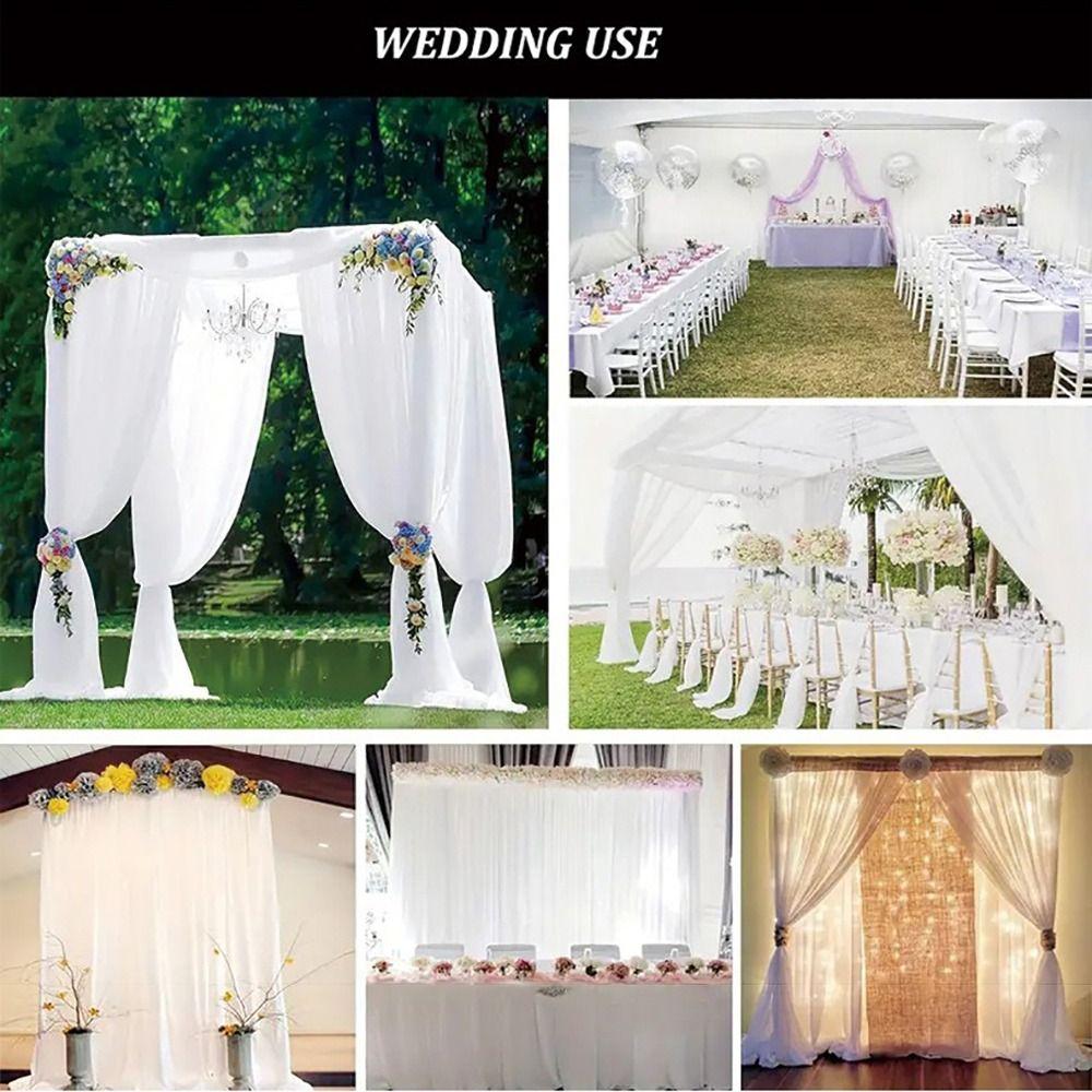 Wrinkle Free Wedding Backdrops White Background Curtains New Photo Back Drop  Wedding Party