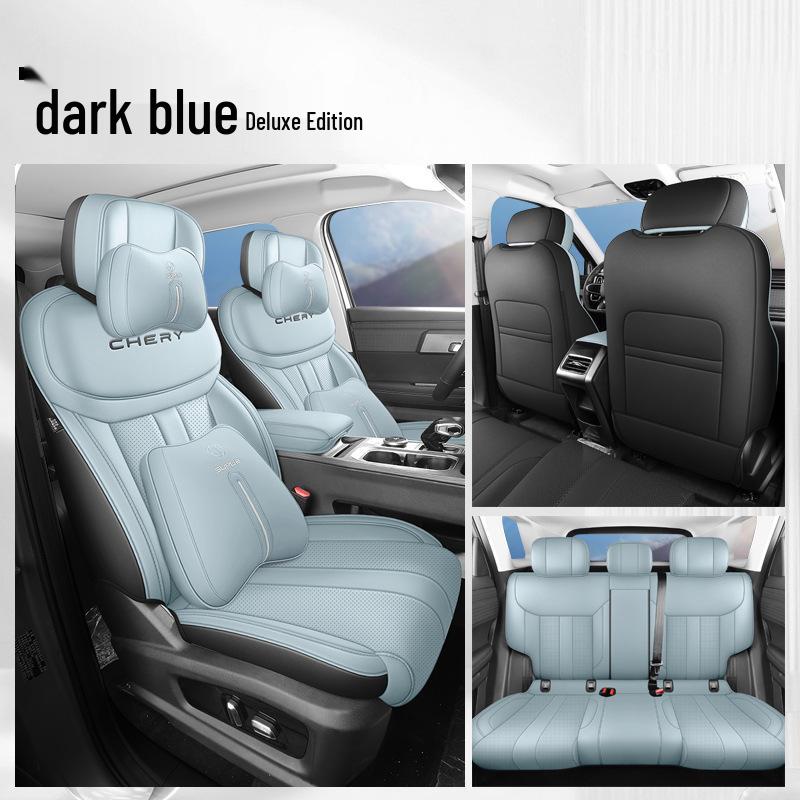 Новая модель Fengyun T6 5-местный чехол на сиденье автомобиля из натуральной кожи - Универсальный размер для всех сезонов