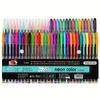 60pcs Multi-Color Pen Set - Glitter, Metallic, Neon, Pastel & Classic Shades - Water-Based Gel Pens for Writing, Drawing