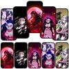 Для iPhone 16 15 X XR Samsung Galaxy S24 S23 Plus Xiaomi Redmi Note 13 12 11 Pro Max 14 OPPO Huawei Чехол Nezuko Demon Slayer Daki Gyutaro Чехол для телефона