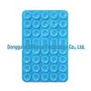 Black Silicone Anti-Slip Phone Stand: 24 Portable, Minimalist Suction Cup Stickers