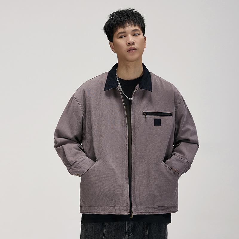 Американская Детройтская куртка Tooling Мужская куртка с лацканами в японском стиле Carhart Vintage, сезон