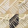 1Yard 11cm Wide Tassel Trim Ribbon Boho Style Macrame Tassel Ribbon  For Home Textile