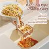 1/2Pcs Drain Basket Sink Food Catcher Detachable Easy To Clean Simple Installation Compact Kitchen Sink Strainer Basket
