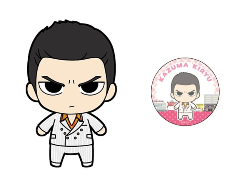 Набор плюшевой игрушки и значка Yakuza 0 Кадзума Кирю