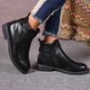 Women Boots Spring and Autumn Concise Zip Ankle Boots Women Square Heel Solid Warm Modern Boots Outdoor Fashion Shoes for Women