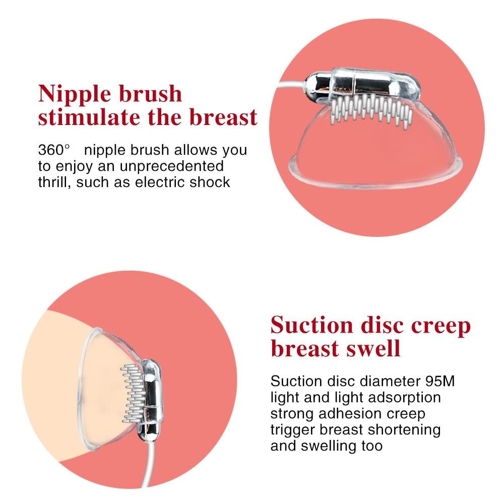 20 режимов, стимуляция сосков, вибратор для лизания груди, мастурбатор, массаж сосков, груди, секс-игрушки для женщин