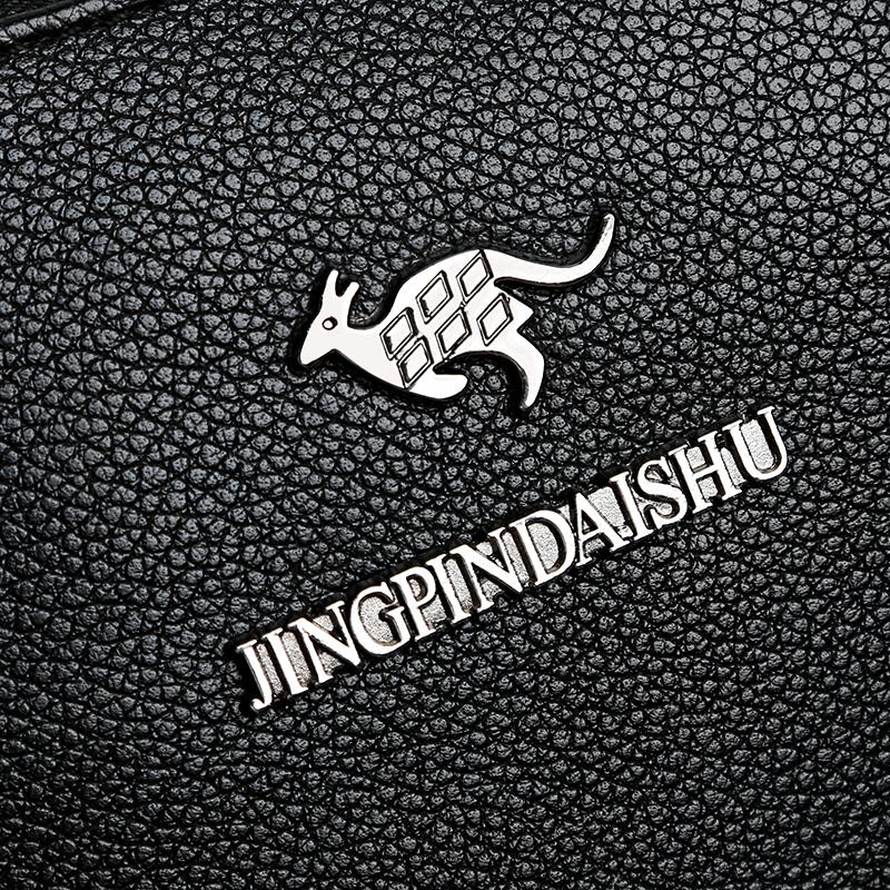 Women's Shoulder Bag Soft Leather Mother's Bag Multi-Layer Large Capacity Crossbody Bag Small Square Bag Mobile Phone Bag