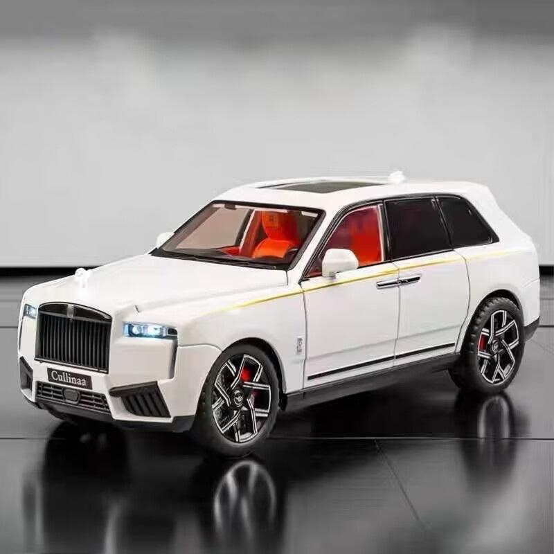 1/24 Rolls Royce Cullinan Внедорожник Сплав Люксовый Модель Автомобиля Литьевой Металл Автомобили Модель Звук Свет Симуляция Детская Игрушка Подарок