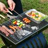 Forest People Stainless Steel BBQ Grill Net - Square Flat Outdoor Barbecue Mat