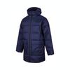 Hooded Down Coat Simple Fashion Zipper Drop Shoulder Long Sleeve Down Jacket Men Coats Blue 678321-06