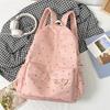 Floral Soft Girl Backpack for Students: Fresh, Schoolbag for Junior, High School, College, and Forest-Style Elementary Students