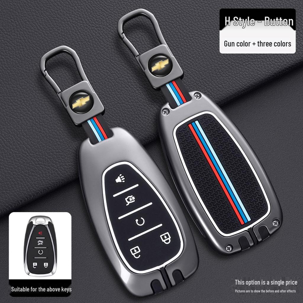 Чехол для ключа Chevrolet для Malibu XL, Cavalier, Cruze, K5, Tracker, Trax - Унисекс