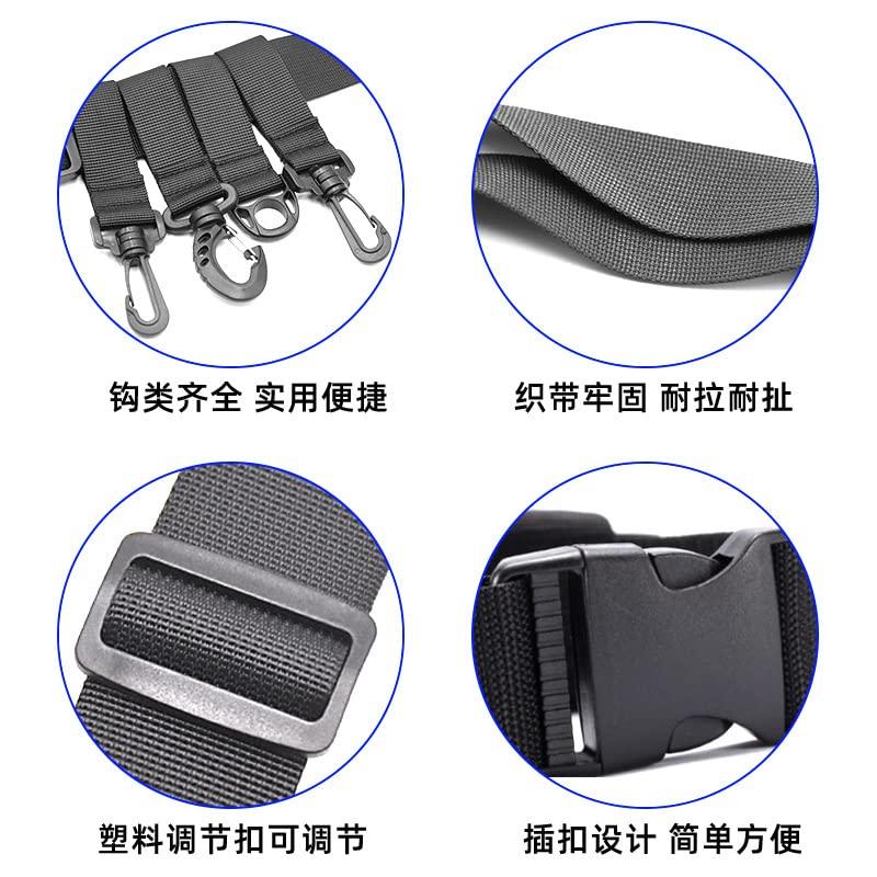 Рыболовный пояс siawadeky, поясной ремень с 5 крючками, регулируемый пояс для вейдерсов для подвешивания рыболовного снаряжения и аксессуаров, многофункциональный, снаряжение для страйкбола, спина