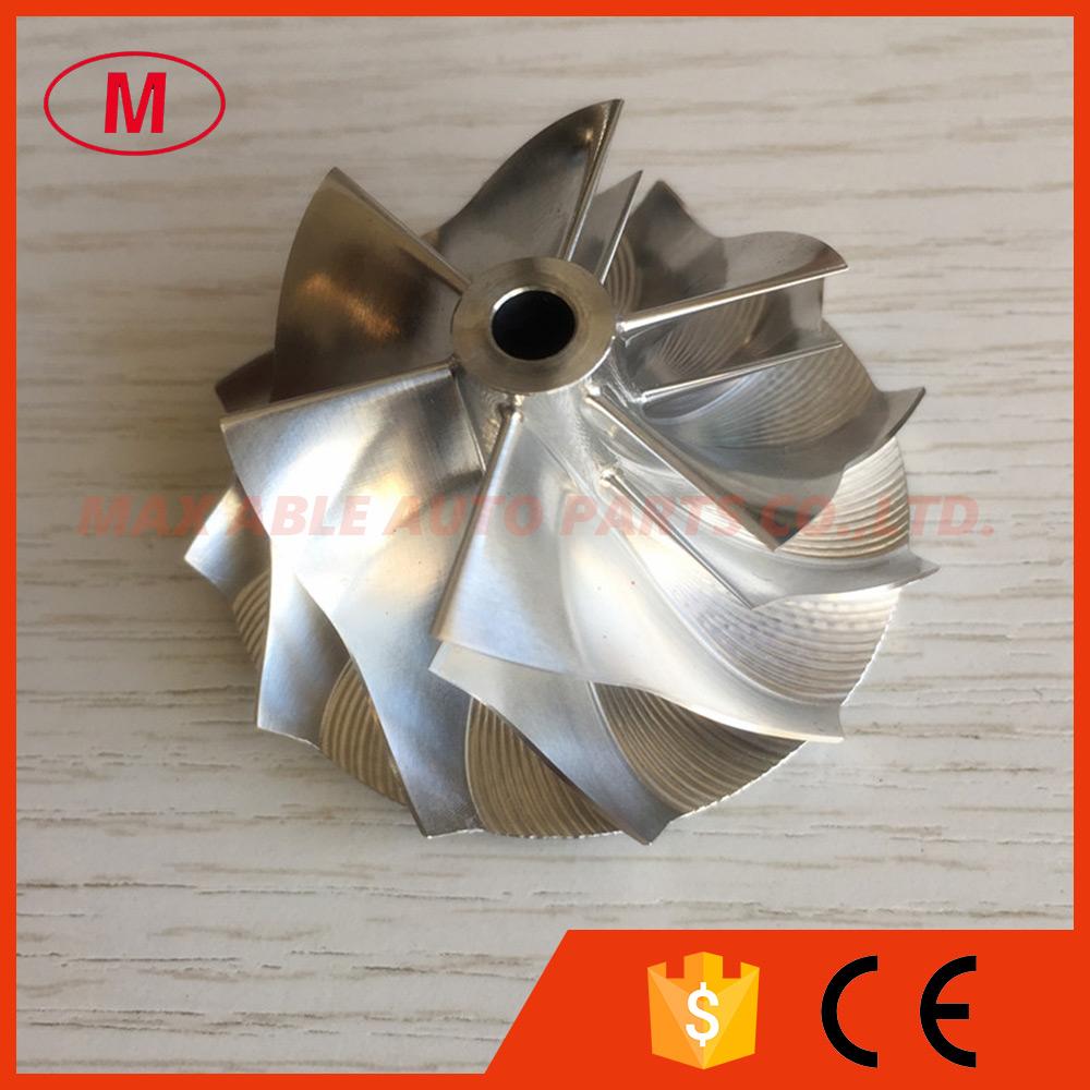 GT15-25 40.10/52.19mm 6+6blades 436131-0001 high performance turbo milling/aluminum 2618/billet compressor wheel