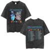 Ed Sheeran Mathematics Tour Concert Vintage Washed T shirts Men Women Fashion Harajuku Tshirts 100 Cotton Casual Loose Tshirt