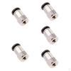 5 Pieces Air Water Hose Tube Female Stud Push In Pneumatic Fittings