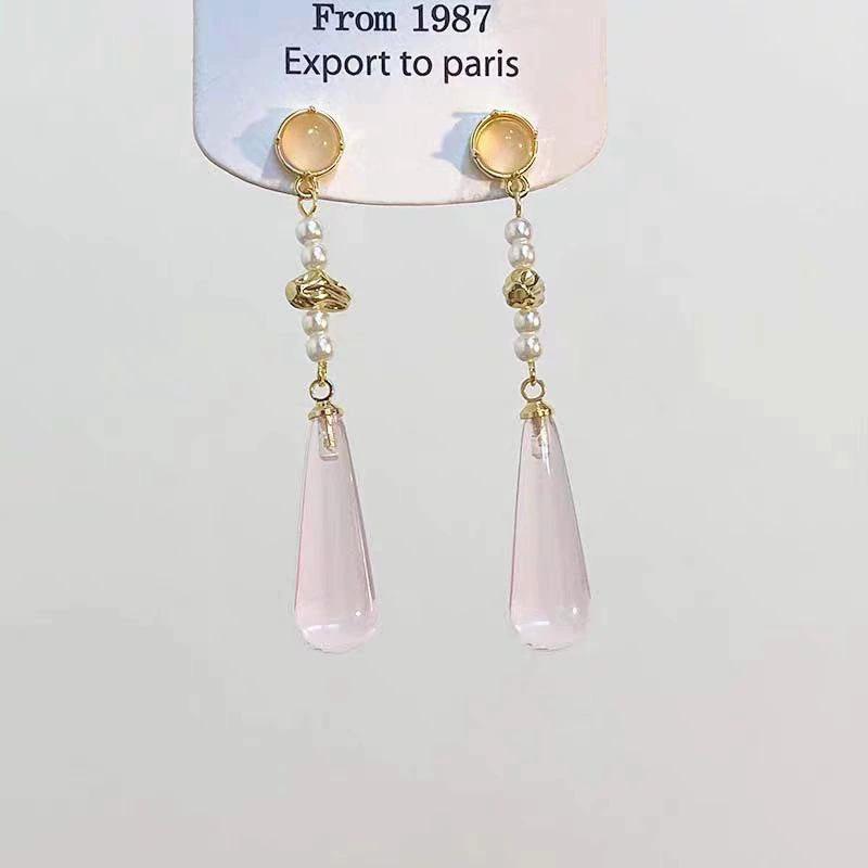 Женские длинные серьги-кисточки в стиле ретро — универсальные аксессуары в китайском стиле ханьфу