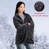 Wearable Heating Electric Blanket Shawl 3 Heated Level Throw Blanket  USB Interface Coral Velvet Heated Fast Heating Heated Mat