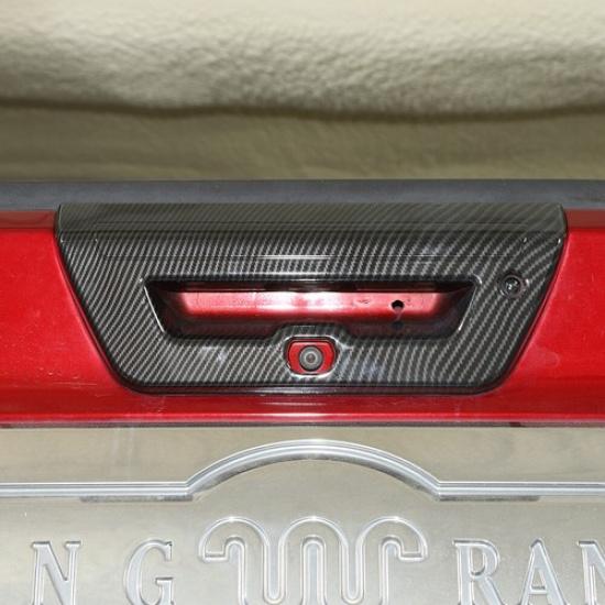 Tailgate Door Handle Bowl Decor Cover Trim For Ford F150 2015- Carbon Fiber