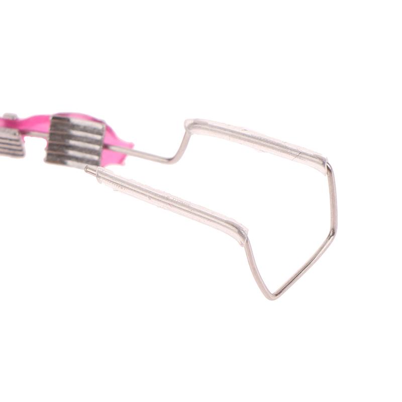 Красочные крючки Временное украшение для зубов с металлической проволокой Металлические скобки и ортодонтические лигатуры Украшения для зубов