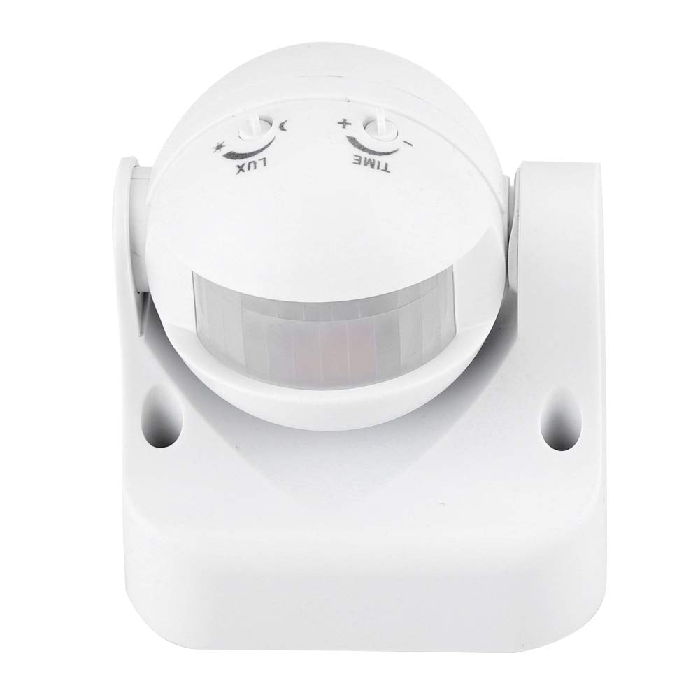 DOACT Датчик движения Датчик света ПВХ 6 IP44 Для наружного использования Датчик, Выключатель, Выключатель, Материал, 8.5 9.5см, Компактный, Регулируемый, Водонепроницаемый,