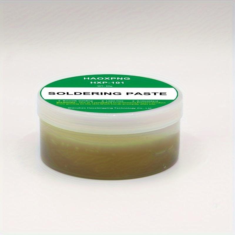Бессвинцовая паяльная паста — простой в использовании, не требующий очистки флюс на основе канифоли для листов меди, железа и нержавеющей стали.