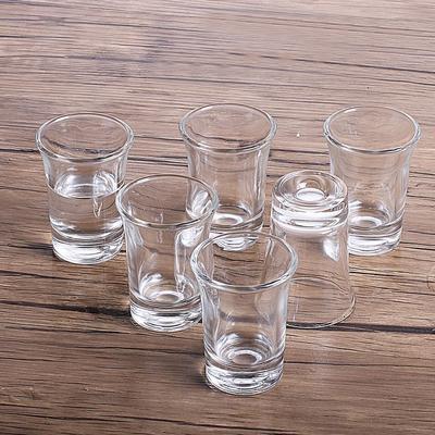 Набор из 6 шт. 50 мл SGlass Вечеринка Бар Клуб Инструмент для питья Рюмка для спиртных напитков Коктейль Водка Текила Виски Стаканы Прозрачная посуда для напитков