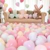 Heart Balloon Party Decorating Surprise Prepare Mixed Macaron Color Heart Shaped Latex Balloons Birthday Wedding Anniversary ZYF